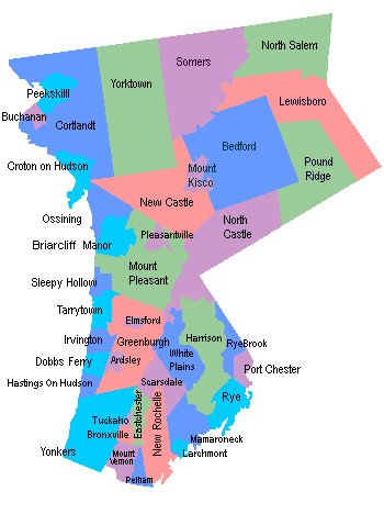 Westchester County Map